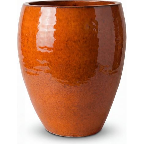 Vaso POSEIDON 36x43cm arancione tropicale