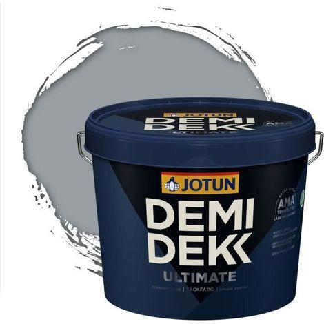 Peinture Bois - DEMI DEKK ULTIMATE - Lasure Opaque Satinée - RAL 7040 - 3L (1/2)