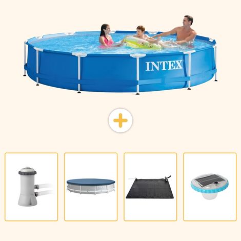 Intex Piscine Tubulaire Ronde - 366x76 cm - 5-pièces  S328 (1/5)