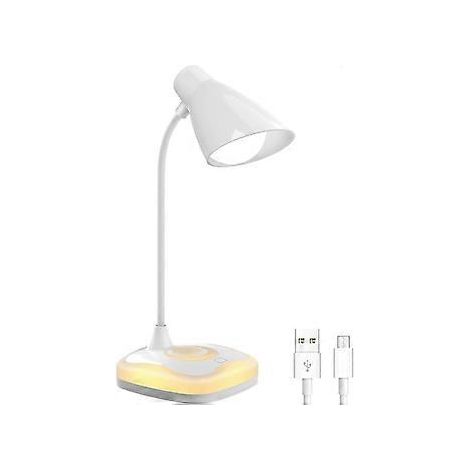 LED-Schreibtischlampe, USB-aufladbare Tischlampe mit Touch-Funktion, energiesparende, tragbare Leselampe