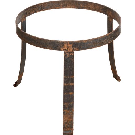 Base portavasi in ferro pieno diam.55xH46 cm. (1/5)