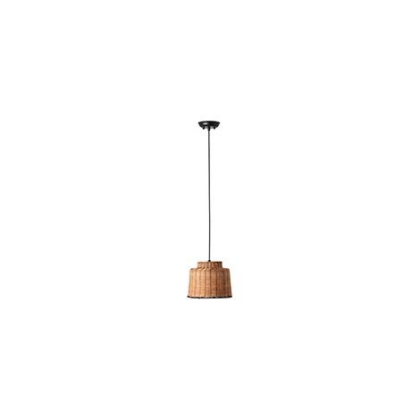 Lampe suspension noir/rotin ø225 SAIPAN 65134-76 (1/6)