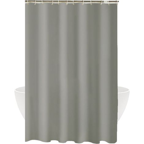 1 rideau de douche, opaque, épais, 100 x 180 cm, PEVA, 4 couleurs (1/5)
