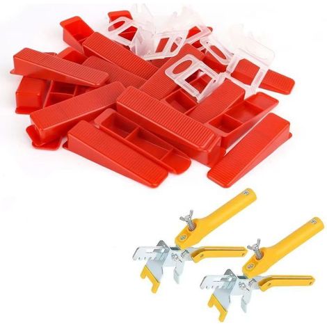 Nivellement Carrelage 2mm - 602 Pièces - Kit avec Pince Réutilisable - Épaisseur 3-12mm Aucunely (1/5)