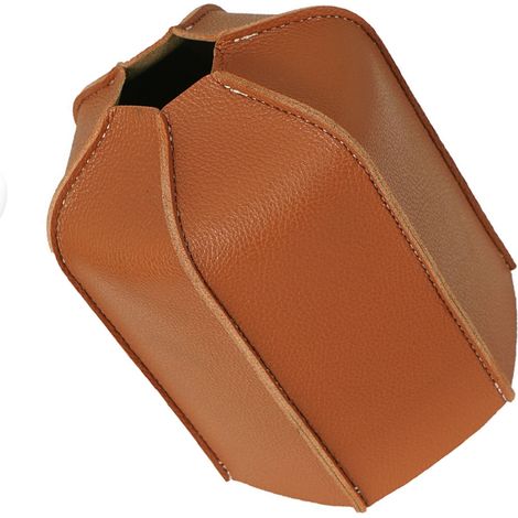 Flache Gastank-Schutzhülle aus PU-Leder für Campingkocher, 450 g, 11,5 x 14,5 cm (1/5)