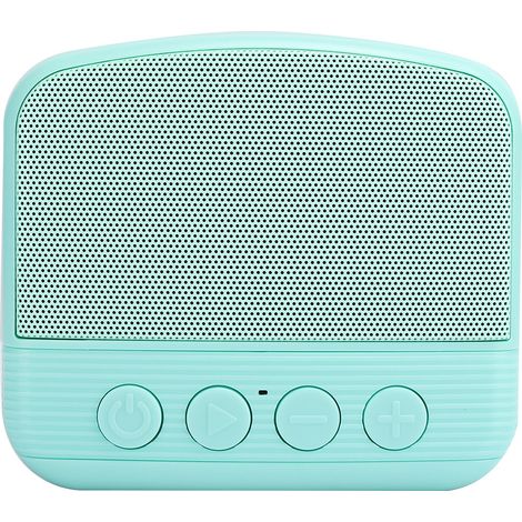 Enceinte Bluetooth sans fil légère et compacte, mini subwoofer portable pour téléphone portable et extérieur, verte (1/5)