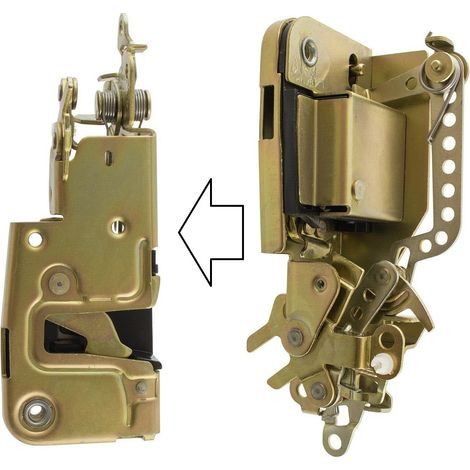 Serratura porta anteriore destra lato passeggero per Volkswagen Transporter T4 Caravelle 1990-2003 - 9567Z-54 (1/4)
