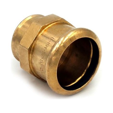 Manicotto misto filetto F ø42 x 1"1/4 F AESPRES in rame a pressare 690114042
