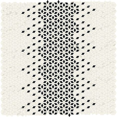 Mosaïque effet Marbre Blanc Calacatta Armonia Optic 284,6x46,6x0,9 cm Brillant Orsiano - Mur intérieur (vendu par carton de 1,33 m²) - RO'MA CARRELAGE