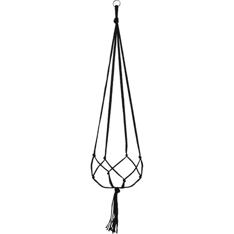 Suspension Pour Plante - Cordon Tissé En Coton - Pour Intérieur Et Extérieur - Hauteur Réglable - Idéal Balcon Jardin Salon - 1 Pièce (1/5)