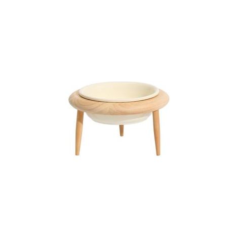 Gamelle en céramique pour chat, gamelle réglable pour nourriture pour chat, gamelle surélevée et inclinée pour chat, fournitures pour animaux domestiques, gamelle inclinée surélevée pour chat (300 ml, (1/5)