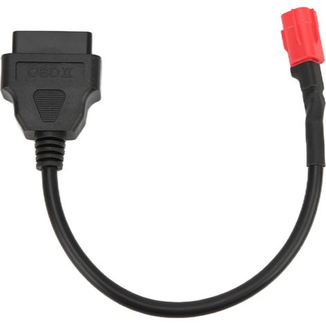 Adaptateur de diagnostic moto 16 broches vers 6 broches, connecteur OBD professionnel, câble de scanneur pour motocyclette (1/5)