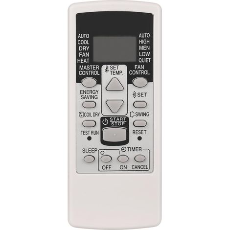 Mando a distancia de repuesto compatible con aires acondicionados Fujitsu AC A/C AR-RCD1C AR-RCD1E RCE1E, no original. (1/4)