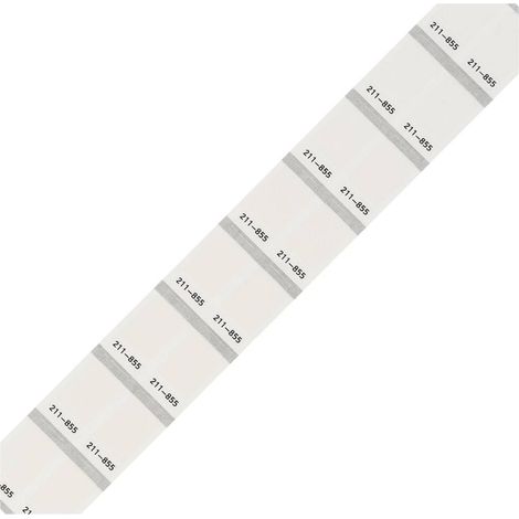 WAGO 211-855 Etichetta per stampa a trasferimento termico 18 x 9 mm Colore campo di marcatura: Bianco Numero di etichet (1/2)