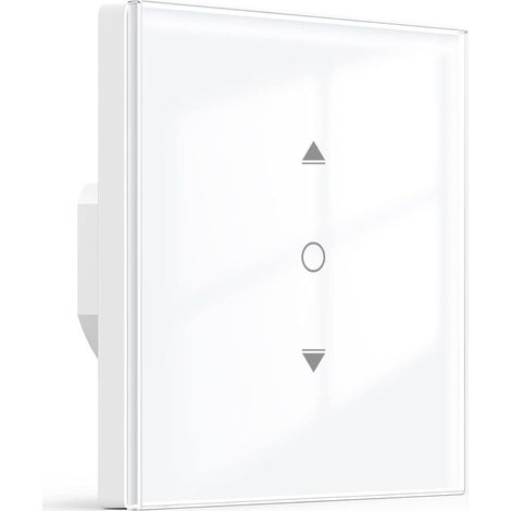 【6.1ème Gen】 Interrupteur Volet Roulant Connecté, Interrupteur de Rideau Compatible avec et , Contrôle de Pourcentage, Contrôle à Distance, 2.4G WiFi【Fil Neutre Requis】 (1/5)