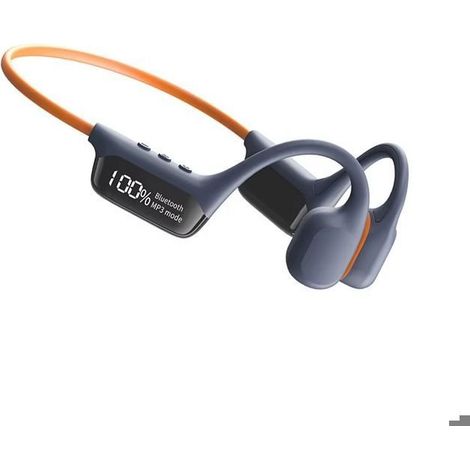 Casque Conduction Osseuse Natation,Nager Ecouteur Ipx8 Waterproof,Avec Lecteur Mp3 Intégré,Écouteurs Piscine Bluetooth 5.4 Sans Fil