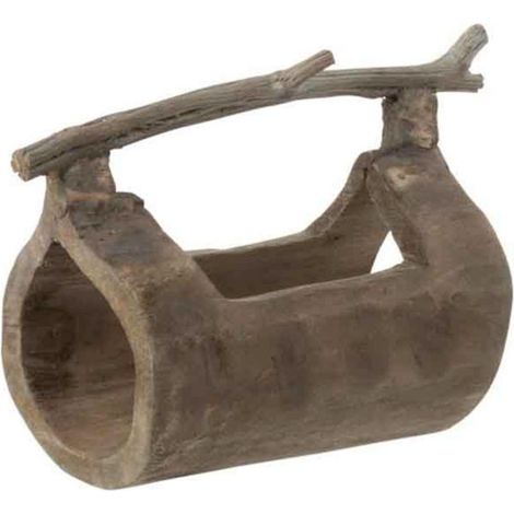 Support pour Plantes en Bois "Valeria" 26cm Naturel
