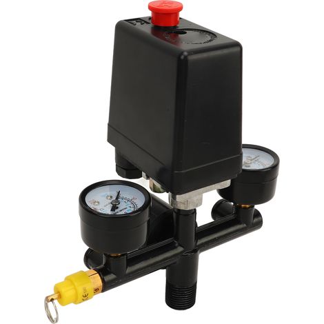 Pressostat de compresseur d'air FBANG, vanne de régulation, raccord rapide 3 en 1, style UE, fournitures pour compresseur d'air