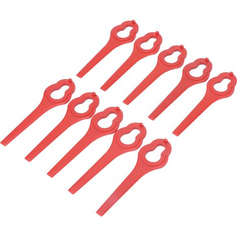 100 Ersatzmesser aus Kunststoff für Stihl Polycut 2-2 Rasentrimmer, Gartenmäher, 100 Stück (1/5)