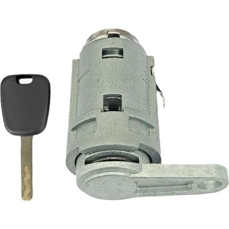 Compatibile con le serrature delle portiere del vecchio modello 307. Nuova serratura per portiera dell'auto con chiave. La chiave non ha la scanalatura laterale.