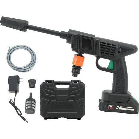 Nettoyeur haute pression sans fil 5m tuyau étanche boîte à outils pour voitures clôtures bardage 110-240v prise US (1/5)