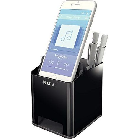 Cubilete portalapices leitz sound wow negro (1/2)