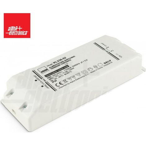 Alpha elettronica alimentatore per led doppio isolamento 24v 75w kl200075-24