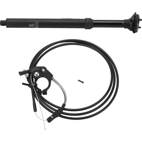 Gefederte Sattelstütze für Fahrräder mit interner Kabelführung, 30,9 x 400 mm, robustes Mountainbike-Sattelrohr (1/5)