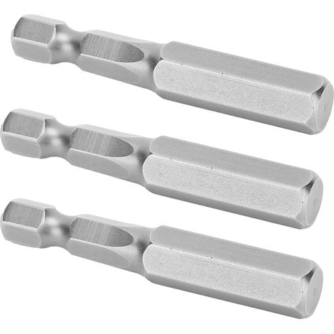 8mm hardened hex screwdriver bit with magnet, 50mm S1/4 bit (sold in packs of 10, shipped in plastic box) (1/5)
