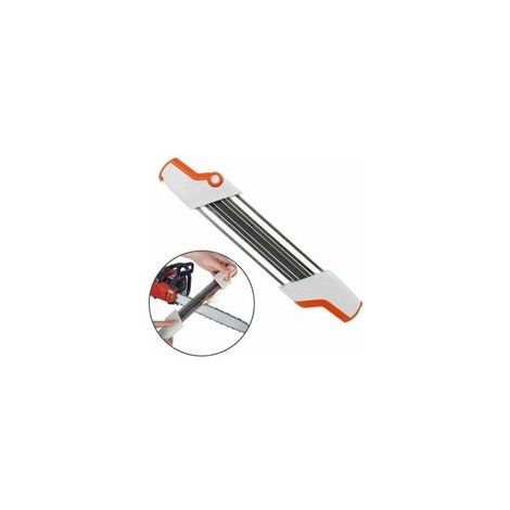 Porte-lime 2 en 1 pour chaîne de tronçonneuse 0.325 Ø 4,8 mm -blanc.. (1/5)