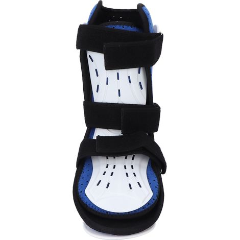 Attelle courte pour fracture cheville, orthèse AFO avec plaque protection avant, pied tombant, entorse, pied droit cassé. (1/5)