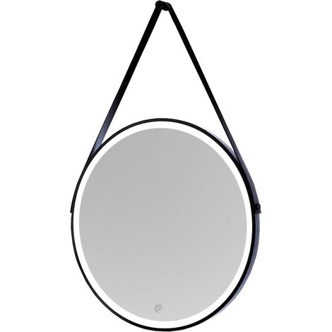 LED Lichtspiegel Bernstein Badspiegel 2805 Spiegelheizung Warm-Kaltlicht rund Ø 60cm