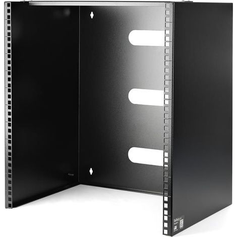 StarTech.com Rack de serveur mural 12U 12" en acier solide pour équipment peu profond - Support mural pour panneau de brassage (1/2)
