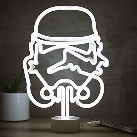 Lampe LED néon Star Wars Stormtrooper USB pour les fans de Star Wars