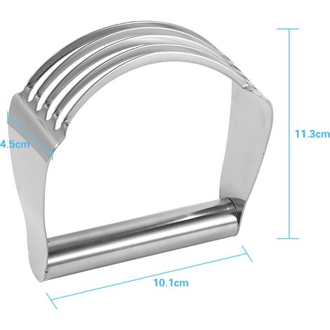 Neuer Küchenhelfer aus Edelstahl: Teigschneider, Mixer, Schneebesen, Handbackform (1/5)