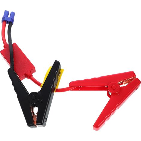 Pince de Démarrage D'urgence Câble de Démarrage de Voiture pour Véhicules Fil Silicone N°10 Pince Métallique Protection Anti-retour Portable (1/5)
