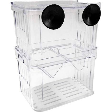 Fish Breeding Box, Incubator Breeding Box, Hatchery Box Trap Floating Fish Breeder, Floating Aquarium Acrylic Hatchery, Floating Insulation Hatchery Box (1/5)