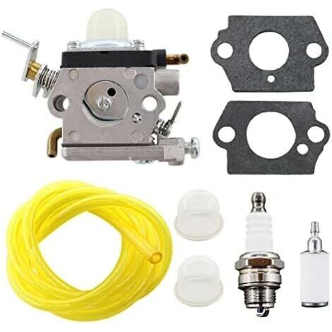 Carburateur Bougie dallumage 523012401 523 01 24\\u201101 pour Husqvarna 122 HD60 122 HD45 pour Jonsered HT2223 T HT2218 Redmax CHT220L Remplacement de Carburateur Tondeuse en Alliage Daluminium (1/4)