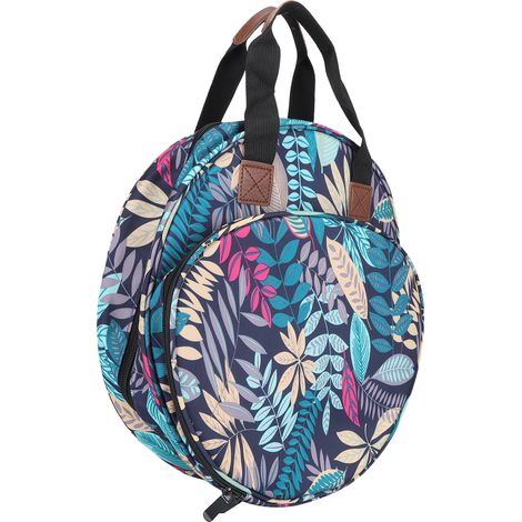 Sac de rangement en tissu Oxford à motif de feuilles, fil, aiguille et outils de broderie, sac à main de rangement (1/5)