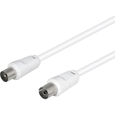 CONEXION ANTENA BLANCO RECTO 9.5MM 1.5M