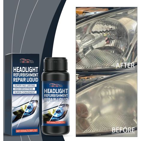 Scheinwerfer-Aufbereitungsflüssigkeit – verleiht vergilbten Scheinwerfern mühelos neuen Glanz – 100 ml -- BIEMMEDUE (1/5)