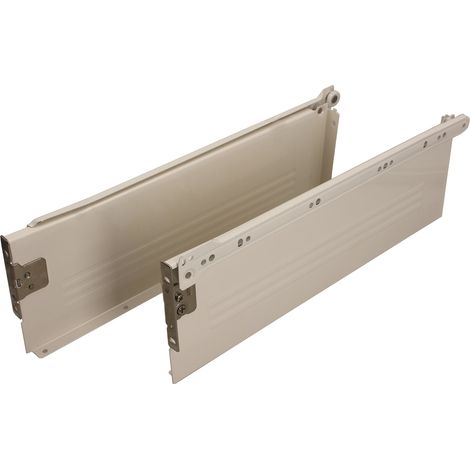 Lateral de cajón SPR2-118, blanco, 400 mm