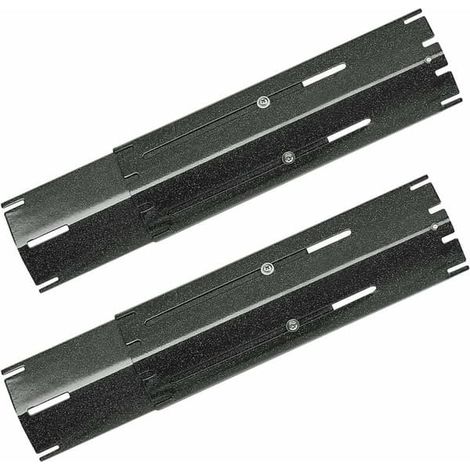 Pare-flammes réglable pour barbecue universel, déflecteur de flamme et couvercle de brûleur robustes en acier inoxydable, protections de flamme extensibles compatibles avec la plupart des barbecues. (1/5)