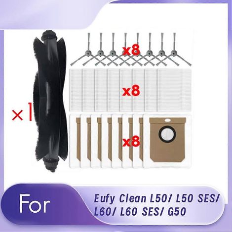 Filtre pour aspirateur brosse pour aspirateur Filtre de brosse pour aspirateur filtre de Clean L50/ L50 / L60/ L60 / G50 Aspirateur de remplacement Brosse Filtre Sac à poussière Cloth Couvercle Ki (1/5)