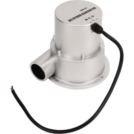 Générateur hydroélectrique à turbine à eau – Moteur sans balais à aimant permanent – Efficacité optimale avec pression d'eau élevée – Chargement batteries 12V - SJ18B (1/5)