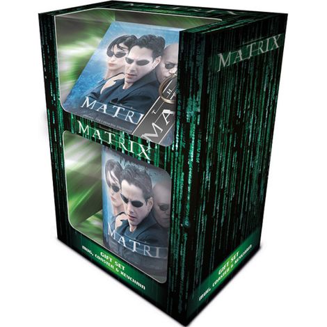 Pyramid International The Matrix - Set de tazza ufficiale de regalo, include sottobicchiere, portachiavi