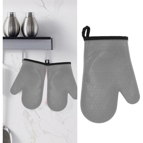 Gants résistants à la chaleur pour la cuisine, fours à micro-ondes, gants de cuisson résistants à la chaleur, gants de four en silicone, antidérapants, gants résistants aux hautes températures, modèle (1/5)