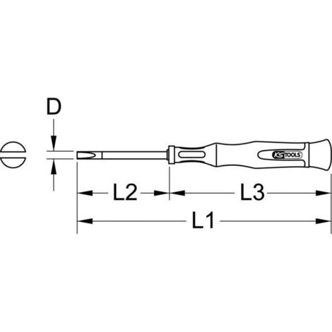 Tournevis 4 en 1 pour vis Torx 130 mm (1/2)