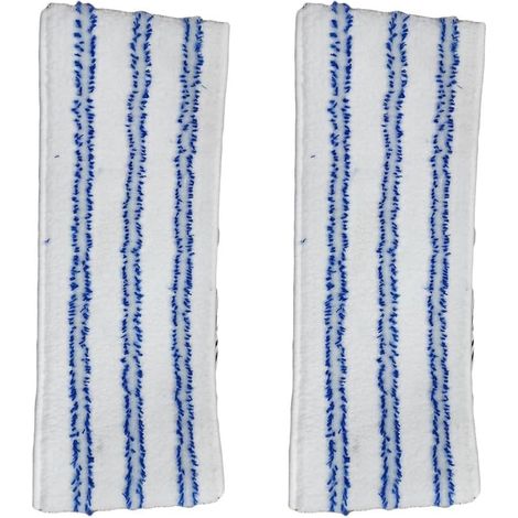 Serpillière Microfibre - Lot de 2 - Pour Polti Vaporetto - Nettoyage Sols - 35x13cm (1/5)
