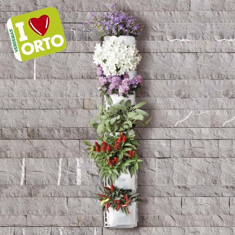 VASO DA APPENDERE CON RISERVA DI ACQUA VERTICAL GARDEN (1/5)
